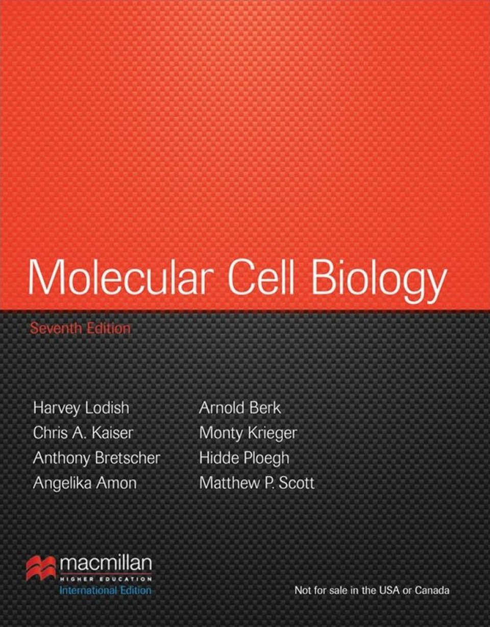 Molecular cell biology lodish 6th edition ebook download